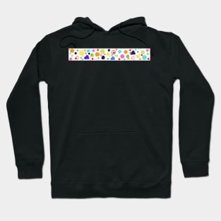 repetitive multiple colorful circles design Hoodie